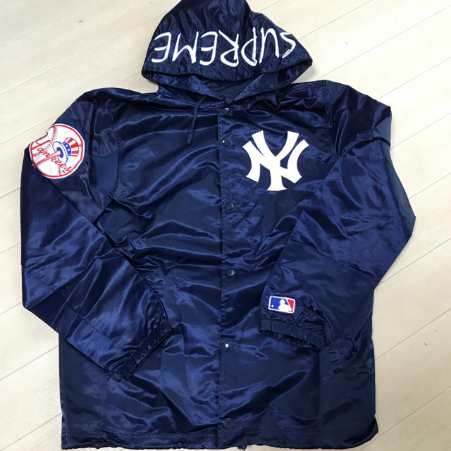 今月限定価格 supreme×yankees コーチジャケット nikeナイロンジャケット