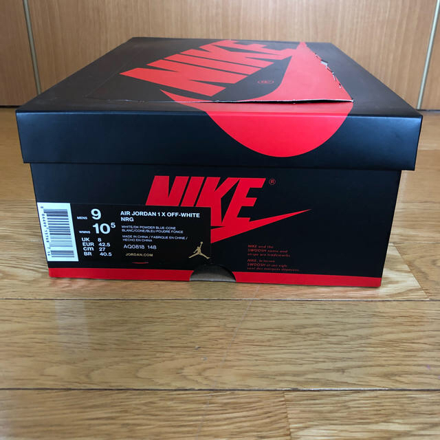 NIKE×Off-White AJ1 UNC 新品27cm 3