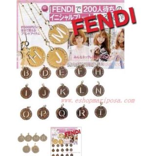 フェンディ(FENDI)のFENDI フェンディ イニシャル コイン 半額以下(ネックレス)