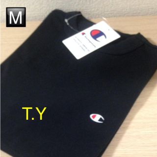 チャンピオン(Champion)のChampion Tシャツ 黒 Supreme EMODA Ungrid好きに(Tシャツ/カットソー(半袖/袖なし))