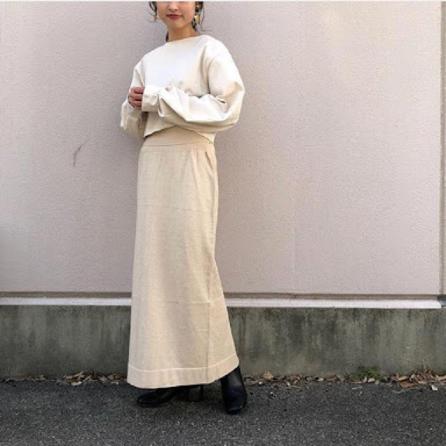 Kastane(カスタネ)のカスタネ ラメニットスカート レディースのスカート(ロングスカート)の商品写真