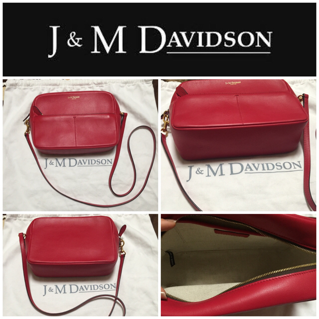 J&M DAVIDSON(ジェイアンドエムデヴィッドソン)の【極美品】佐々木希愛用♡J&M Davidson 赤 Gabby レディースのバッグ(ショルダーバッグ)の商品写真