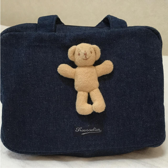 trousselier(トラセリア)のトラセリア クマ付きバッグ  専用 キッズ/ベビー/マタニティのおむつ/トイレ用品(ベビーおむつバッグ)の商品写真