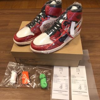 ナイキ(NIKE)の国内正規品 off-white  jordan1 nike THE TEN(スニーカー)