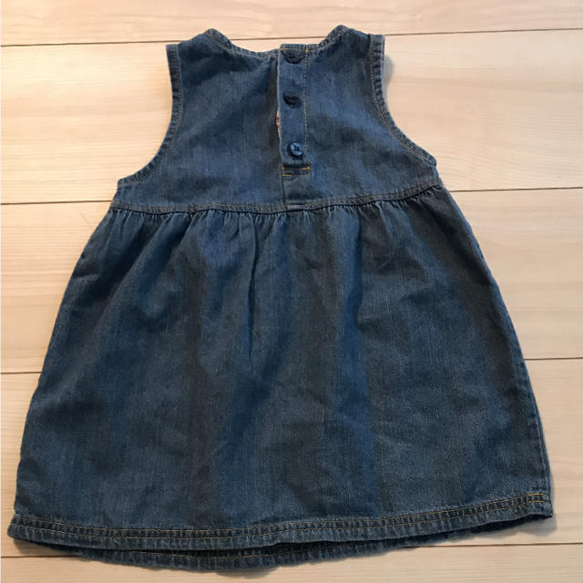 アカチャンホンポ(アカチャンホンポ)のデニムジャンパースカート❁90cm キッズ/ベビー/マタニティのキッズ服女の子用(90cm~)(ワンピース)の商品写真