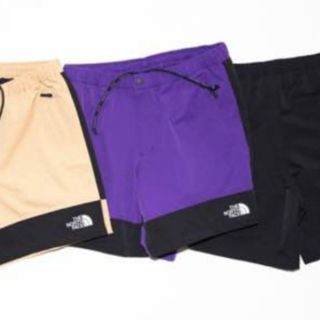 ザノースフェイス(THE NORTH FACE)のL パープル THE NORTH FACE BEAMS コラボ ショーツ(ショートパンツ)