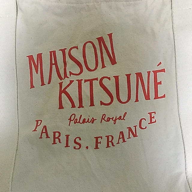 MAISON KITSUNE'(メゾンキツネ)のメゾンキツネ トートバッグ ハンドメイドのファッション小物(バッグ)の商品写真