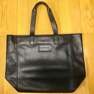 マークバイマークジェイコブス(MARC BY MARC JACOBS)の未使用☆Marc By Marc Jacobs黒レザービッグトート男女兼用コーチ(トートバッグ)