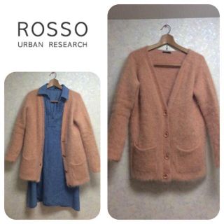 アーバンリサーチ(URBAN RESEARCH)のUR ROSSO アンゴラニットカーデ(カーディガン)