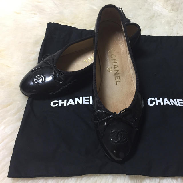 CHANELバレエシューズ