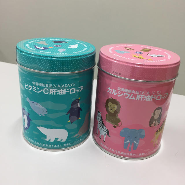 カワイ 肝油ドロップ 300粒 二缶セット【新品・未開封】