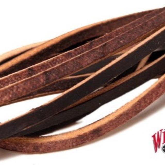 Wesco(ウエスコ)のホワイツ 純正 茶革紐 約180cm 8インチ丈程度迄の靴に redwingにも メンズの靴/シューズ(ブーツ)の商品写真