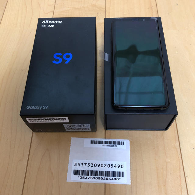 流行 新品 - SAMSUNG SIMロック解除済 利用制限○ 黒 S9 GALAXY SC-02K