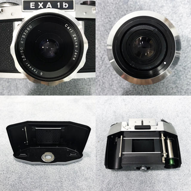 【完動品】EXA 1b Tessar 50mm f2.8 ケース・ストラップ付属