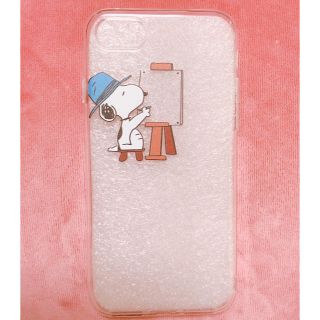 ピーナッツ(PEANUTS)のiPhoneケース SNOOPY シリコンケース(iPhoneケース)