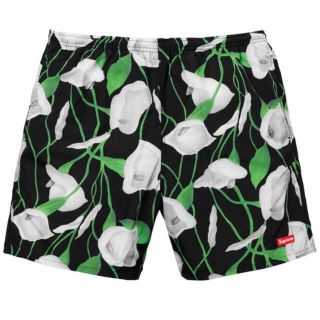 シュプリーム(Supreme)のXLサイズ Supreme Nylon Water Short　黒ユリ(水着)