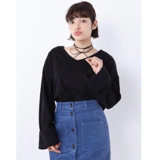 ダブルクローゼット(w closet)の【w closet】ボリューム袖トップス(カットソー(長袖/七分))