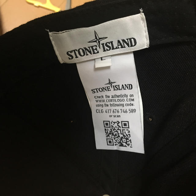 Stone island cap black 1