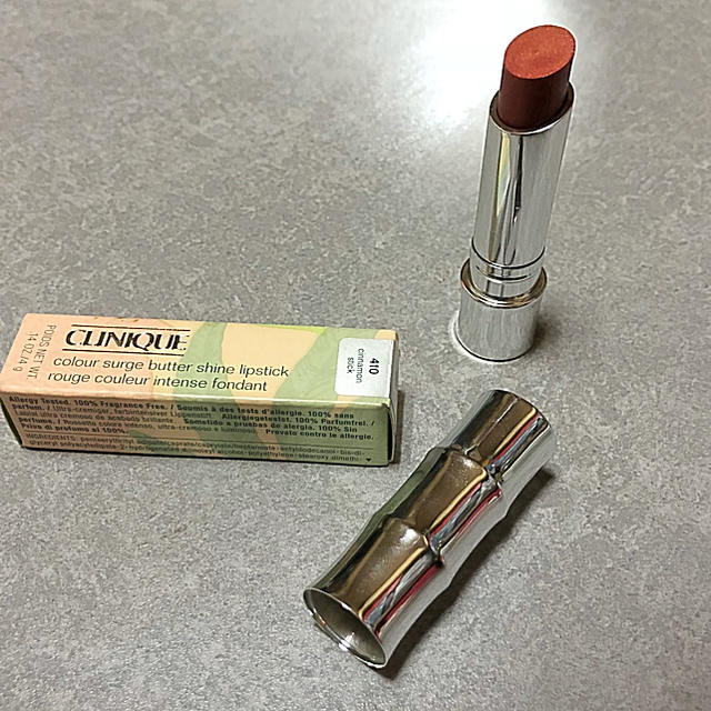 CLINIQUE(クリニーク)のクリニーク バター シャイン リップスティック 410◼新品未使用 コスメ/美容のベースメイク/化粧品(口紅)の商品写真