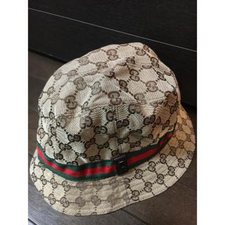 グッチ(Gucci)のGUCCI グッチ 帽子 ベージュ(ハット)