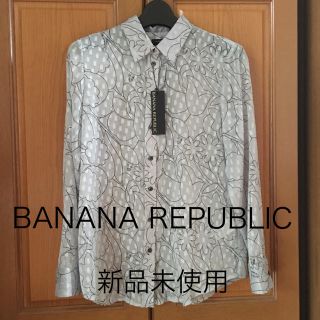 バナナリパブリック(Banana Republic)のBANANA REPUBLIC シースルーブラウス(シャツ/ブラウス(長袖/七分))