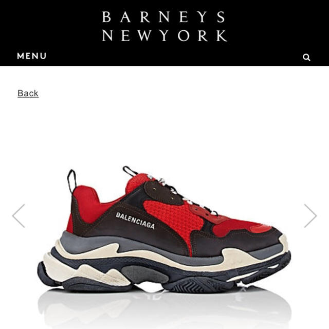 Balenciaga(バレンシアガ)の超ド正規品 Balenciaga Triple S Red バレンシアガ メンズの靴/シューズ(スニーカー)の商品写真