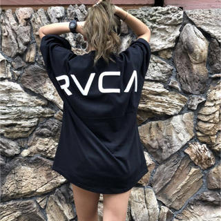 ルーカ(RVCA)のルーカ  ARCH RVCA Tシャツ ビッグシルエット 黒S(Tシャツ(半袖/袖なし))