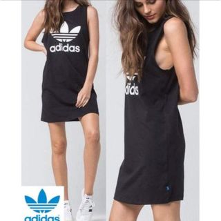 アディダス(adidas)の数量限定♡早い者勝ち❗️adidas ワンピース TREFOIL TANK (ミニワンピース)