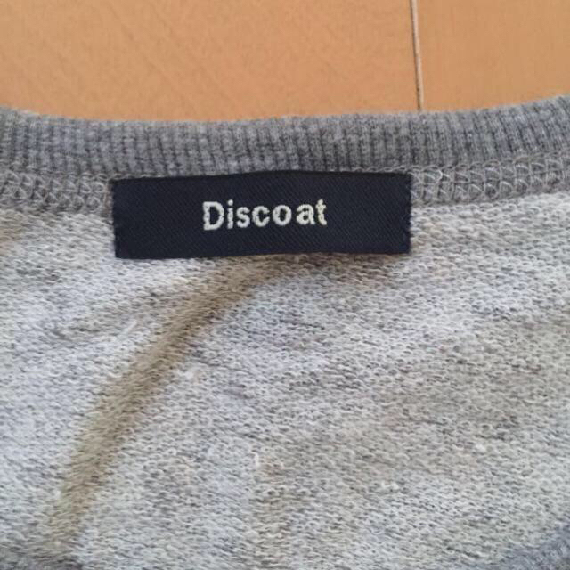 Discoat(ディスコート)のdiscort 肩レーススウェット レディースのトップス(トレーナー/スウェット)の商品写真