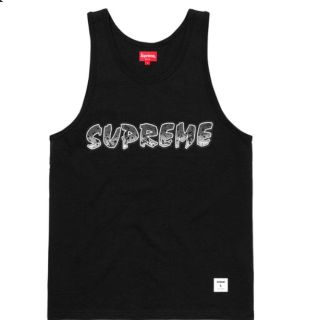 シュプリーム(Supreme)の supreme tank top black M 黒(タンクトップ)