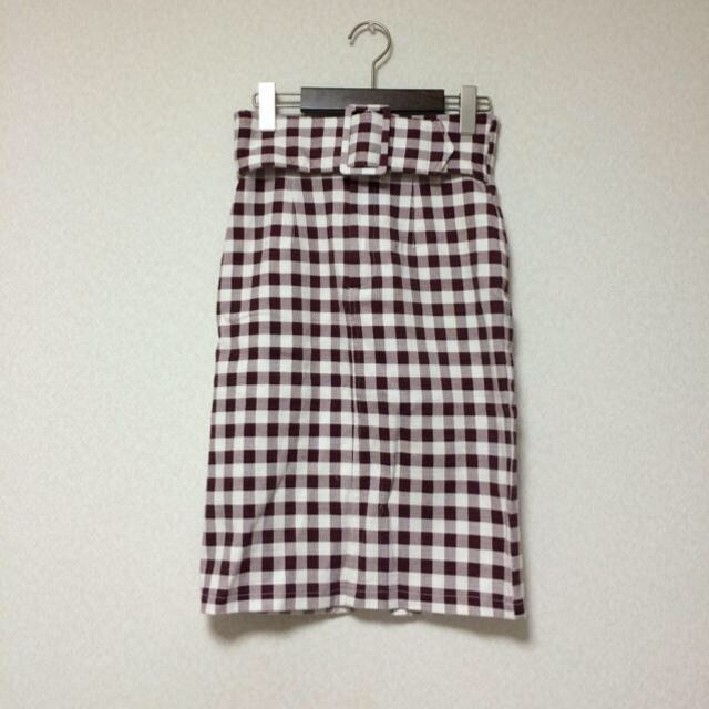 SNIDEL(スナイデル)のsnidel スナイデル ギンガム レディースのスカート(ひざ丈スカート)の商品写真