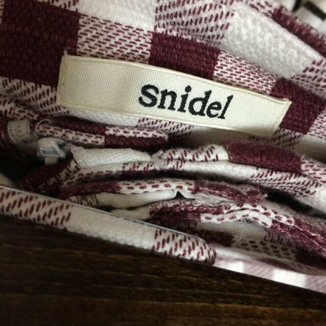 SNIDEL(スナイデル)のsnidel スナイデル ギンガム レディースのスカート(ひざ丈スカート)の商品写真