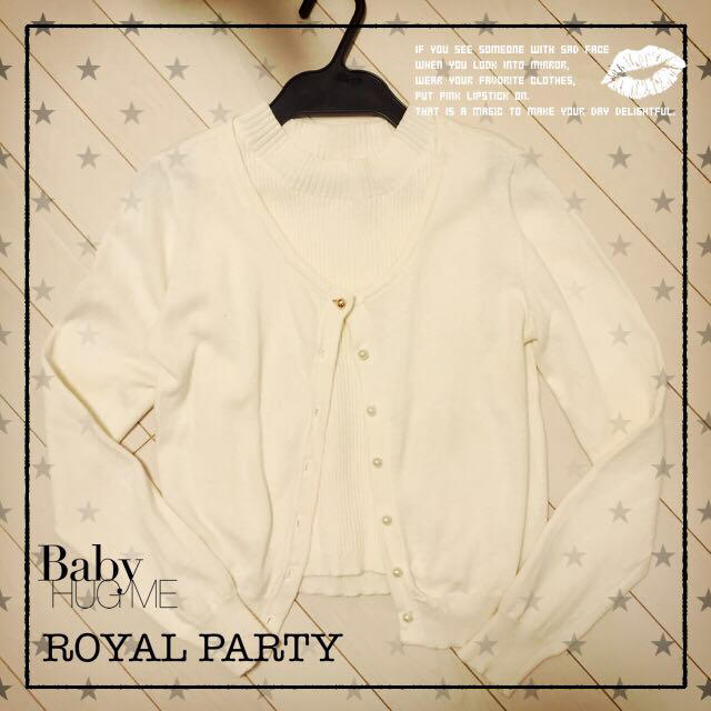 ROYAL PARTY(ロイヤルパーティー)のロイヤルパーティー レディースのトップス(アンサンブル)の商品写真