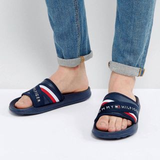 トミーヒルフィガー(TOMMY HILFIGER)の【 26-27cm】Tommy Hilfiger ロゴ サンダル トミー(サンダル)