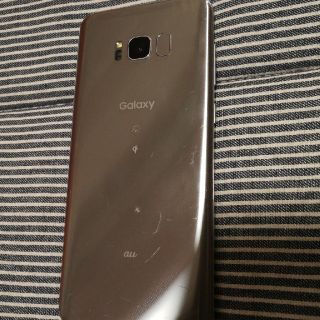 サムスン(SAMSUNG)のGalaxy s8+ SCV35  au シルバー(スマートフォン本体)