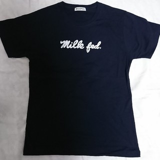 ミルクフェド(MILKFED.)の☆値下げ☆【新品・未使用品】milkfed Tシャツ (ネイビー)(Tシャツ(半袖/袖なし))