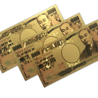 金運アップ‼️ 一万円札ゴールド ラッキーセブン 金運グッズ(財布)
