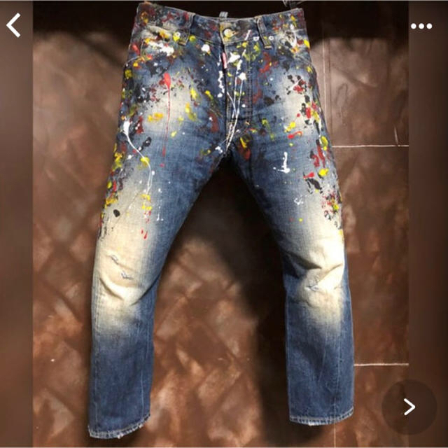 DSQUARED 2 ディースクエアード ペイント デニム ペンキデニム-
