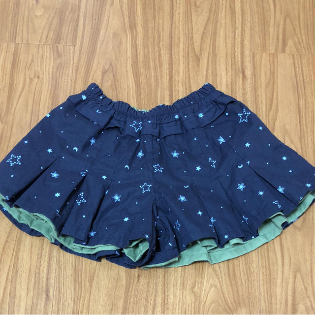 キュロット  リバーシブル 130cm キッズ/ベビー/マタニティのキッズ服女の子用(90cm~)(パンツ/スパッツ)の商品写真