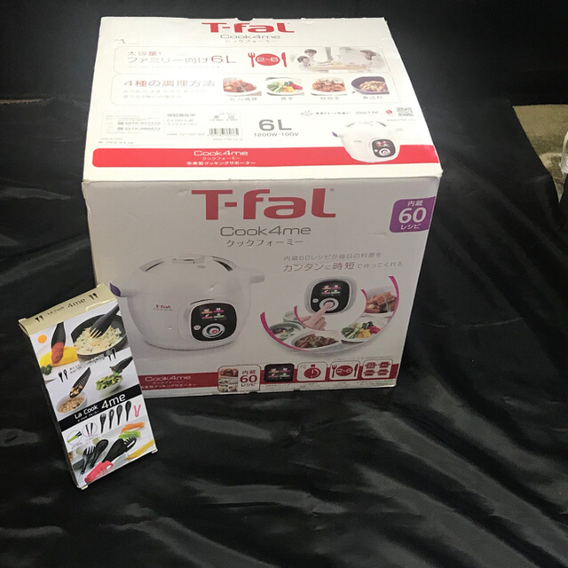 T-fal(ティファール)のT-faL  cook4me 6Ｌ未使用品  おまけ付き!！ インテリア/住まい/日用品のキッチン/食器(鍋/フライパン)の商品写真