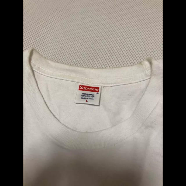 Supreme(シュプリーム)のsupreme Buy Off The Bar Tee Lサイズ 白 メンズのトップス(Tシャツ/カットソー(半袖/袖なし))の商品写真