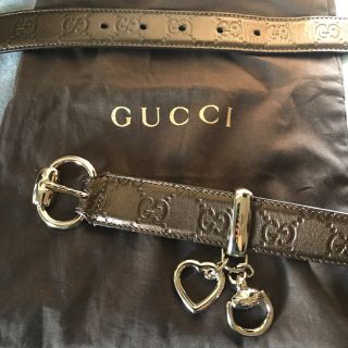 グッチ(Gucci)のGUCCI ホースビット GUCCIシマ ブロンズゴールド ベルト(ベルト)