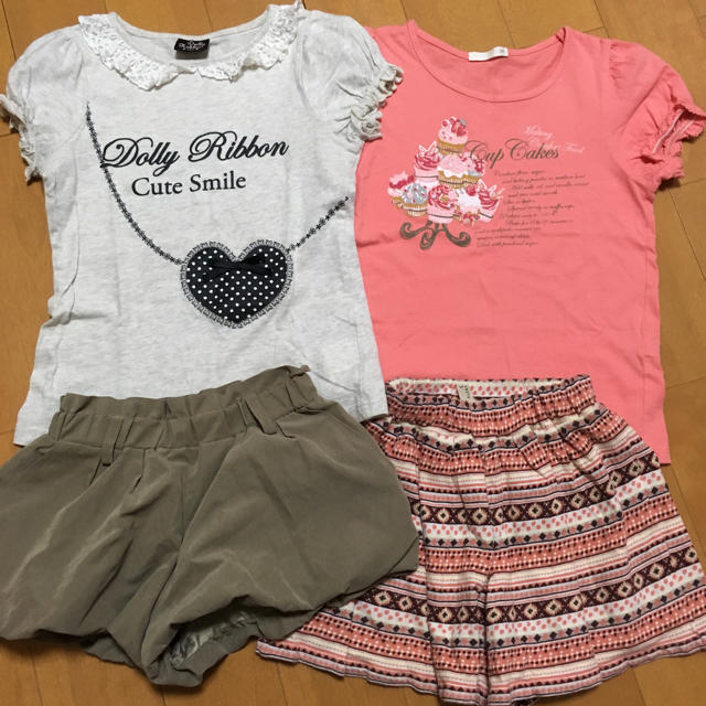 ikka(イッカ)の夏物衣料 まとめ売り 120㎝ キッズ/ベビー/マタニティのキッズ服女の子用(90cm~)(その他)の商品写真