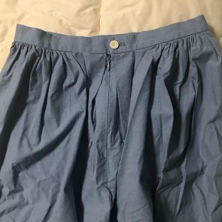 ユニクロ(UNIQLO)のイネス ユニクロ スカート ブルー(ひざ丈スカート)