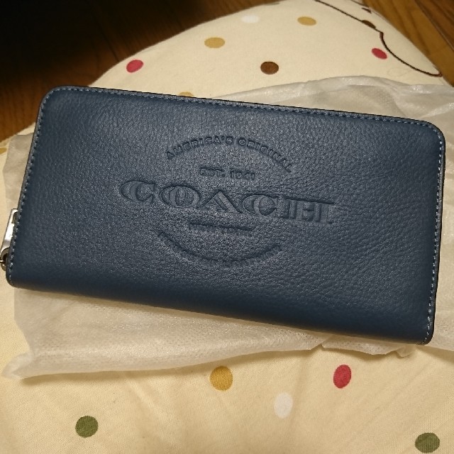 COACH(コーチ)の週末値下げ！新品未使用！COACH ラウンドファスナー 長財布 レディースのファッション小物(財布)の商品写真