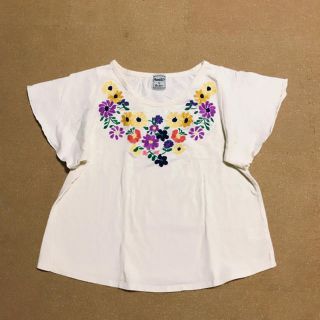 パラビオン(Par Avion)の花刺繍トップス(Tシャツ(半袖/袖なし))