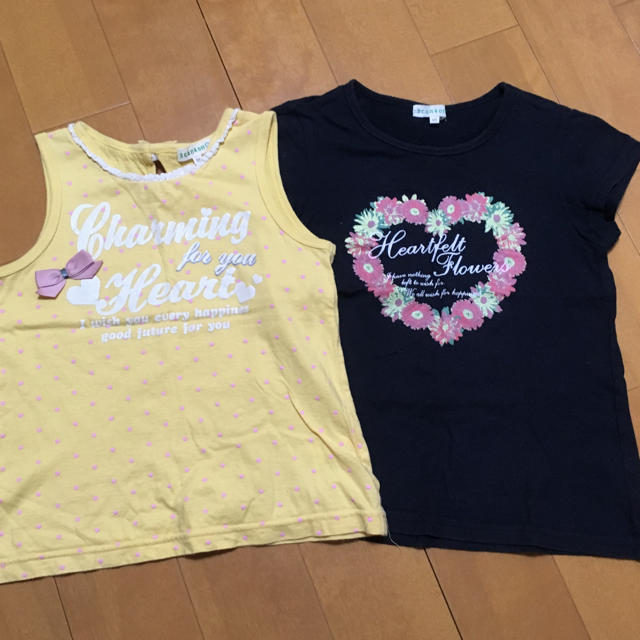 3can4on(サンカンシオン)のTシャツ ２枚セット 120㎝ キッズ/ベビー/マタニティのキッズ服女の子用(90cm~)(Tシャツ/カットソー)の商品写真