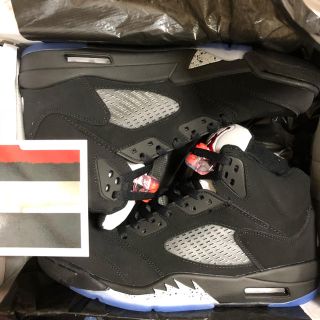 ナイキ(NIKE)の新品  NIKE AIR JORDAN 5 BLACK SILVER 28cm(スニーカー)