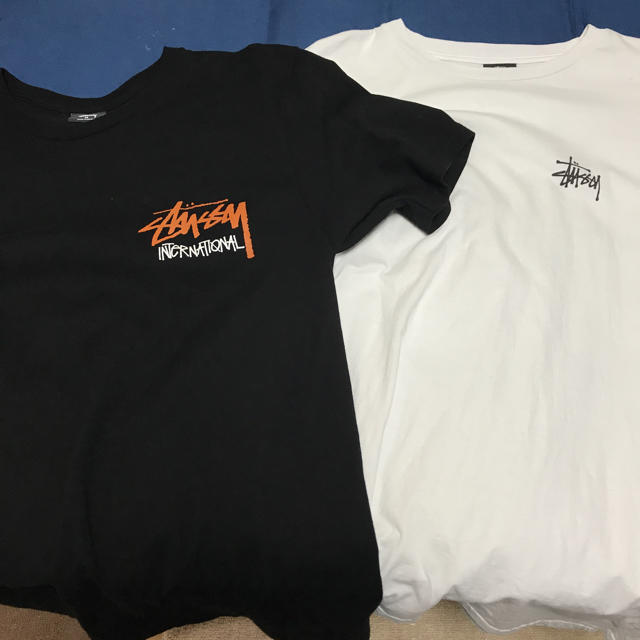 STUSSY(ステューシー)のstussy tshirts 2枚セット M メンズのトップス(Tシャツ/カットソー(半袖/袖なし))の商品写真