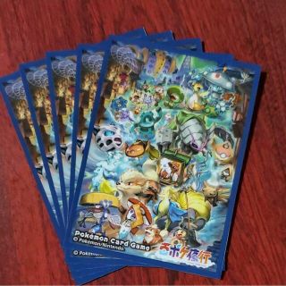 ポケモン - (3) デッキシールド 百ポケ夜行の図 5枚の通販 by ポケモン - (3) デッキシールド 百ポケ夜行の図 5枚の通販 by